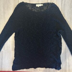 Listicle Navy Women's Crew Neck Sweater